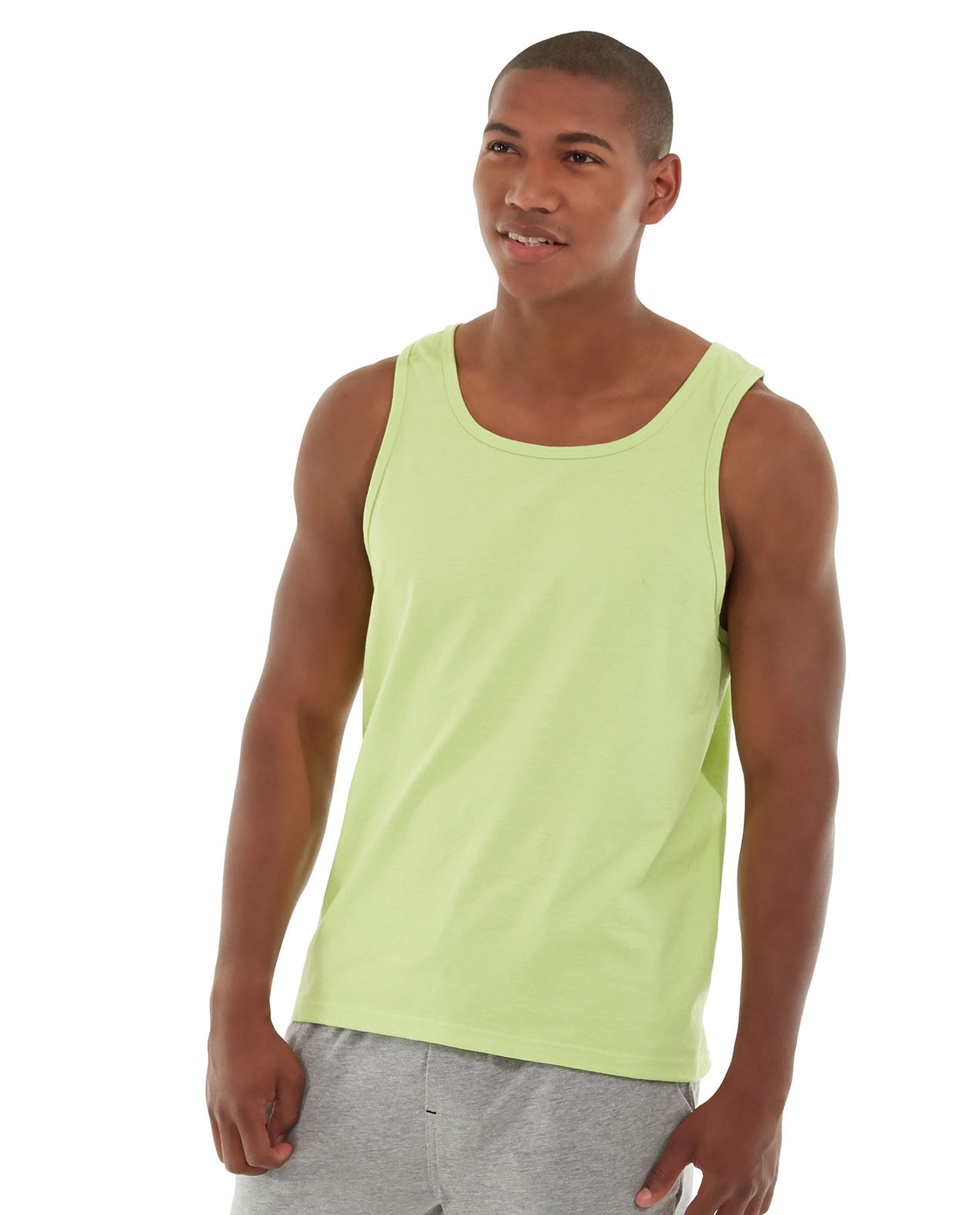 Tiberius Gym Tank — City Commute (Yellow)