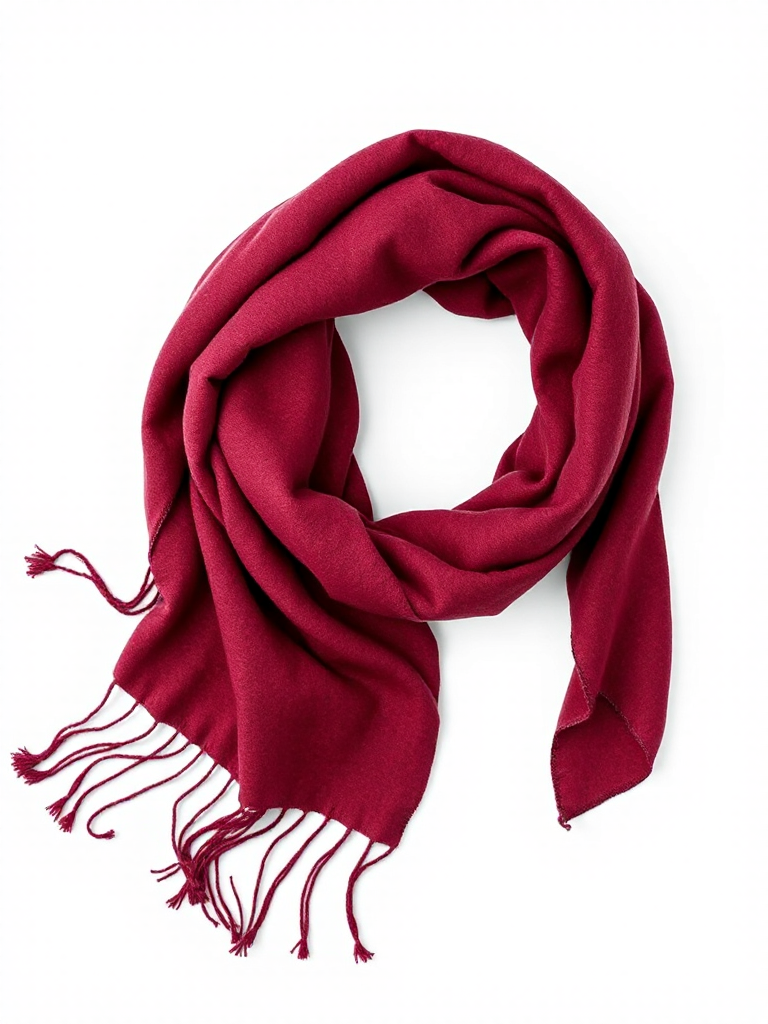 Burgundy Cashmere Scarf