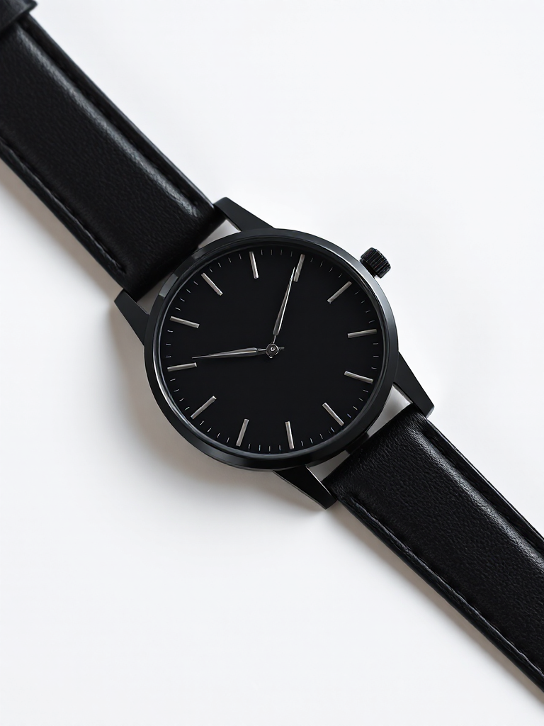 Black Minimalist Watch