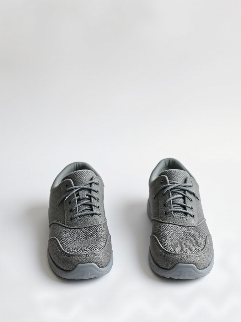 Gray Comfort Walking Shoes
