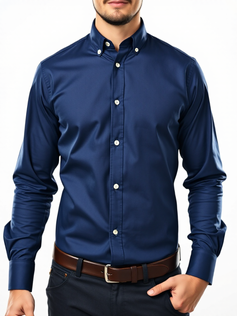 Navy Classic Dress Shirt
