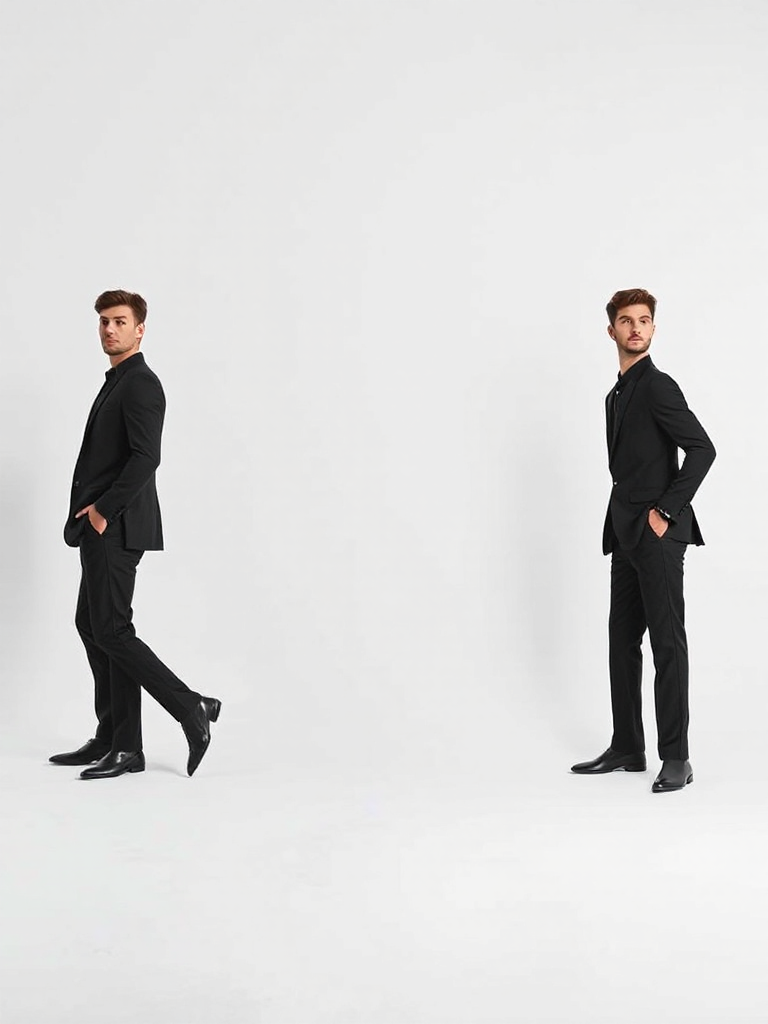 Black Suit Trousers