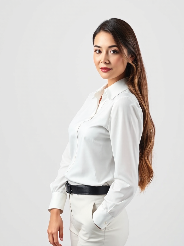 White Tailored Blouse