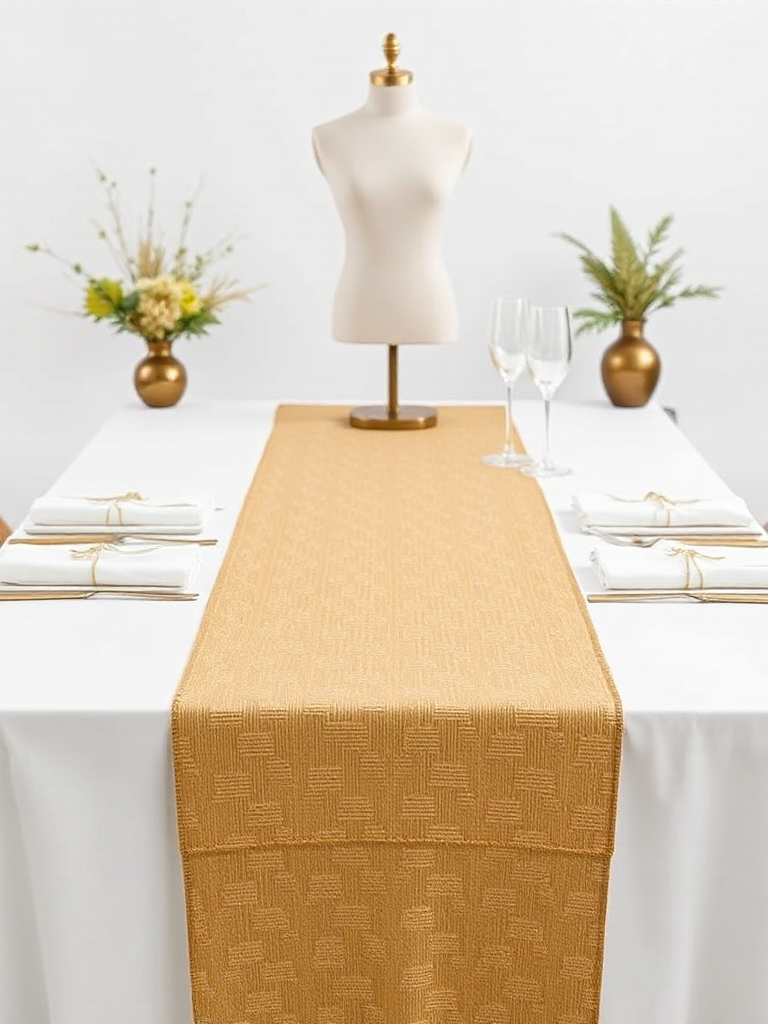 Gold Table Runner Set