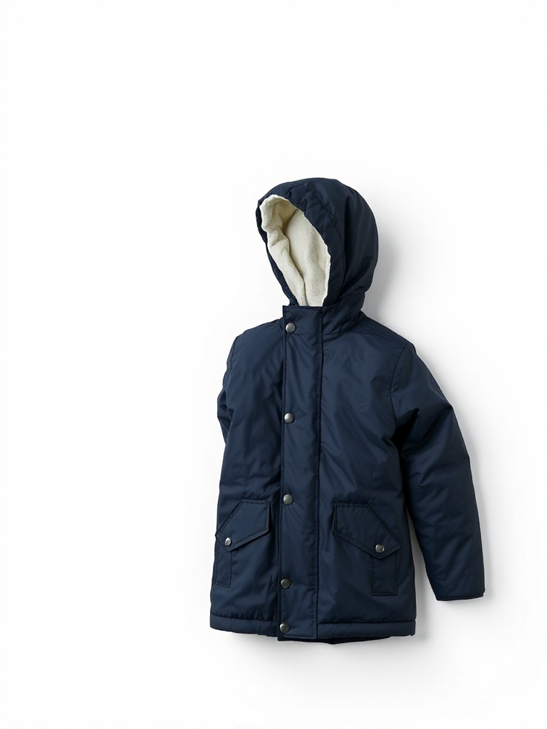 Navy Kids Winter Parka