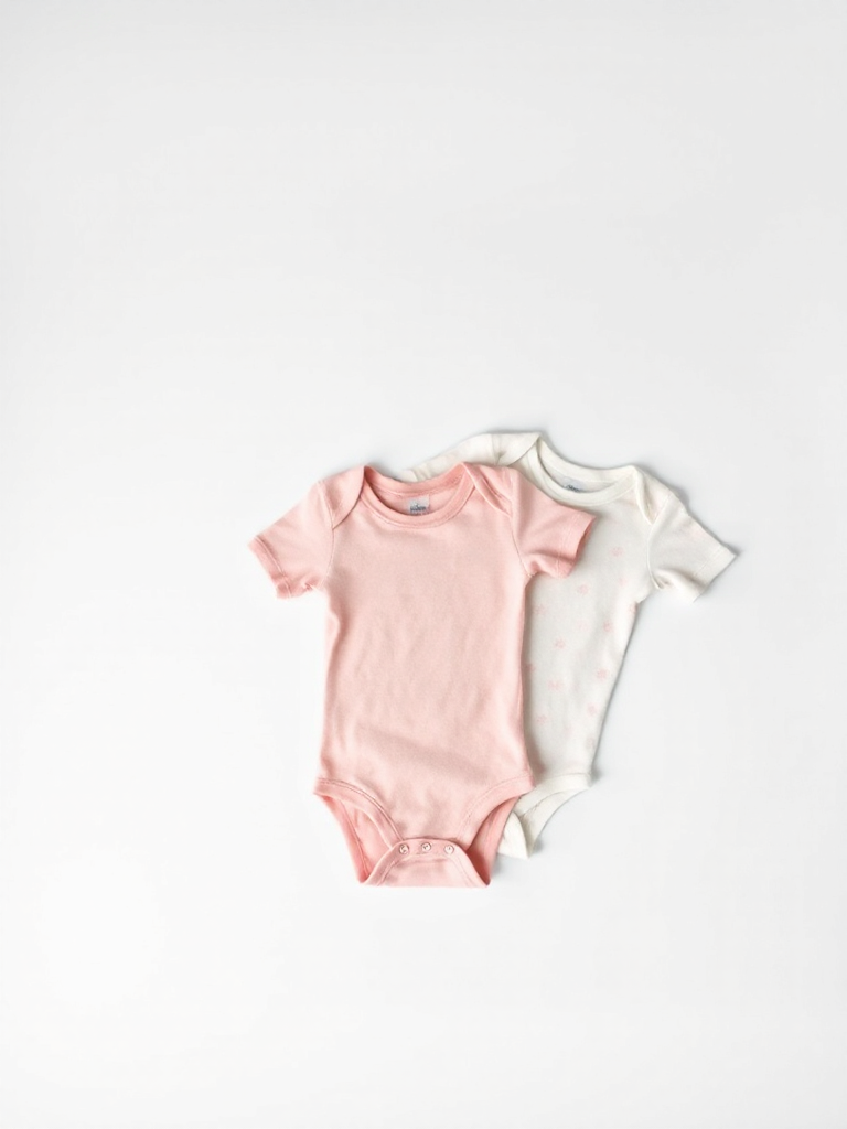Blush Pink Baby Onesie Set