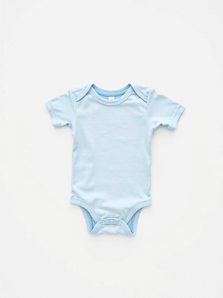 Light Blue Baby Onesie Set