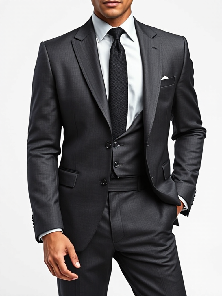 Charcoal Two-Piece Suit