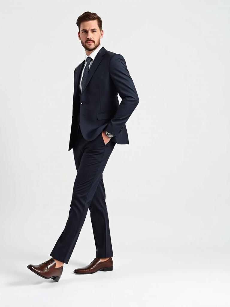 Navy Two-Piece Suit