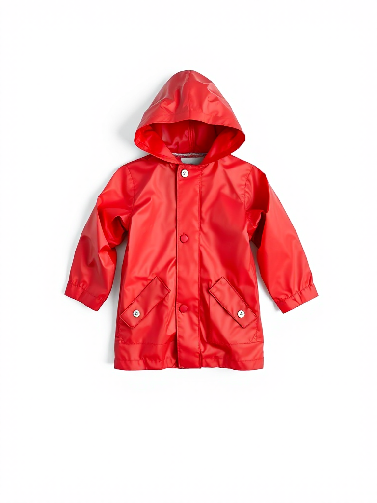 Red Kids Raincoat
