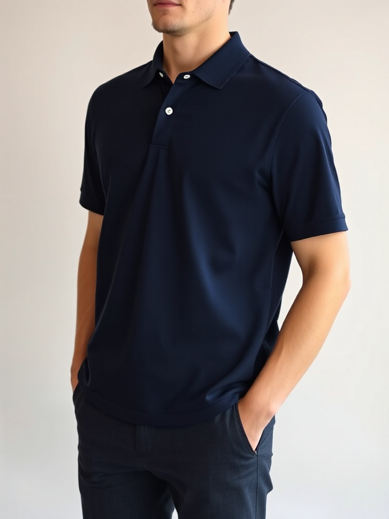 Camera-Ready Knit Polo