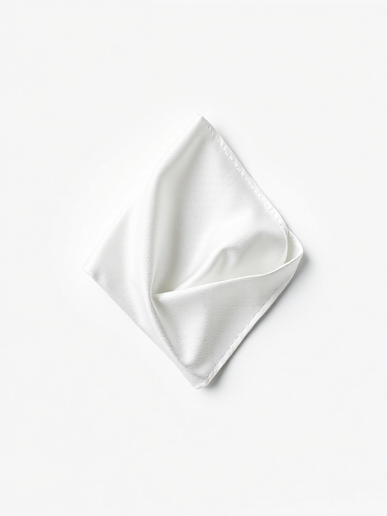 Crest Silk Pocket Square
