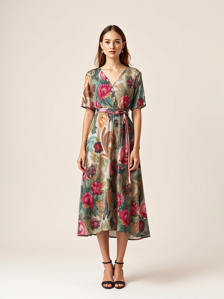 Flora Garden Midi Dress
