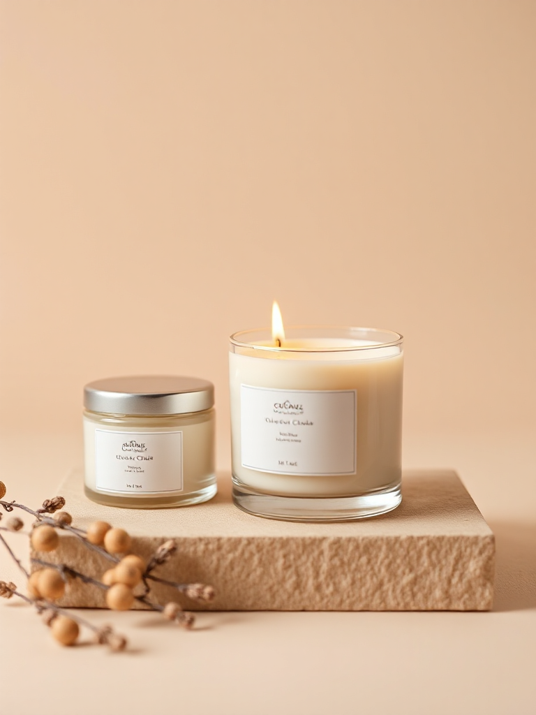Glow Scented Candle Trio
