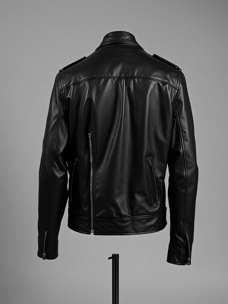 Moto Minimal Leather Jacket