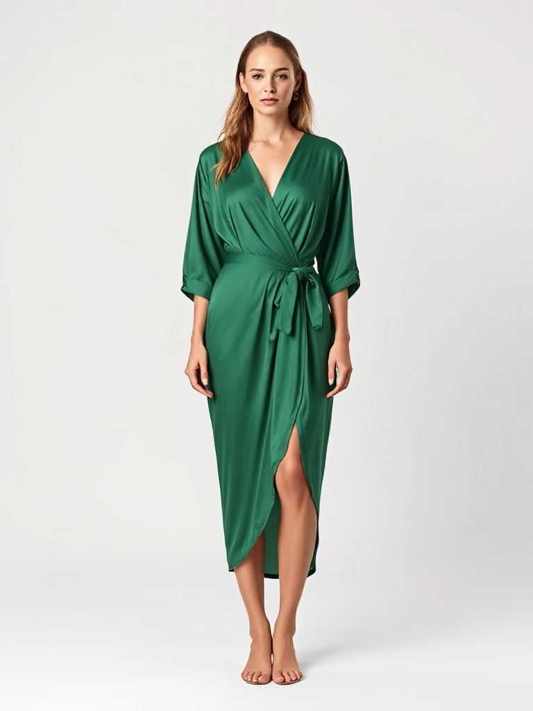 Willow Wrap Midi Dress
