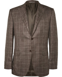 Brown Check Blazer