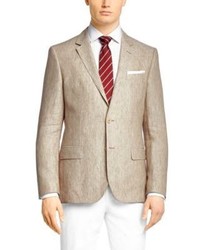 Beige Linen Blazer
