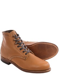 Tan Leather Casual Boots