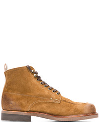 Tan Suede Casual Boots