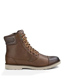Brown Leather Casual Boots