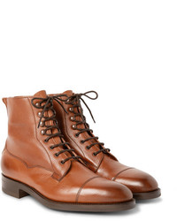 Brown Leather Dress Boots