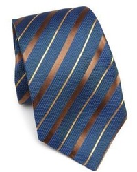 Teal Horizontal Striped Tie