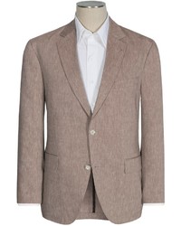 Brown Linen Blazer