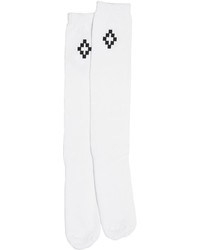 White Print Socks
