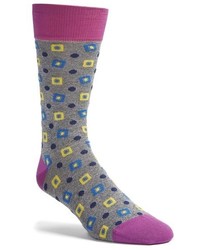 Grey Argyle Socks
