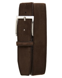 Dark Brown Suede Belt