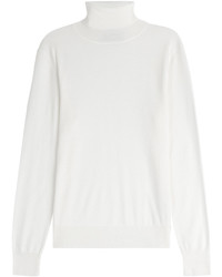 White Wool Turtleneck
