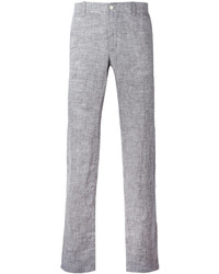 Grey Linen Chinos