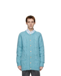 Light Blue Knit Cardigan
