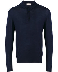 Navy Polo Neck Sweater