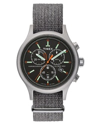 Grey Canvas Watch