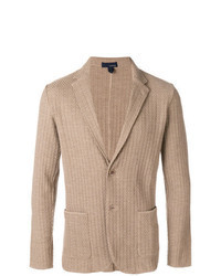 Tan Knit Blazer
