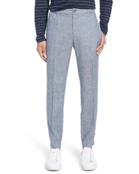 Light Blue Linen Chinos