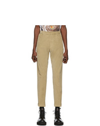 Beige Corduroy Chinos