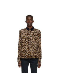 Tan Corduroy Shirt Jacket