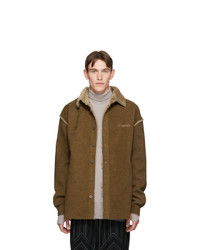 Brown Corduroy Shirt Jacket
