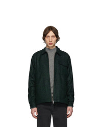 Dark Green Harrington Jacket