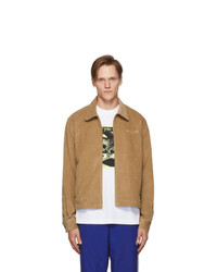 Tan Corduroy Harrington Jacket