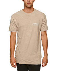 Beige Crew-neck T-shirt