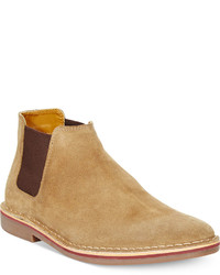 Tan Suede Chelsea Boots