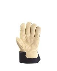 Beige Leather Gloves
