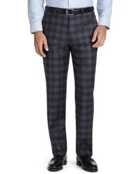 Charcoal Plaid Dress Pants