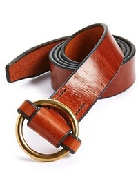 Tobacco Leather Belt