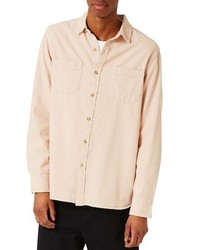 Beige Denim Shirt