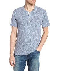 Light Blue Henley Shirt